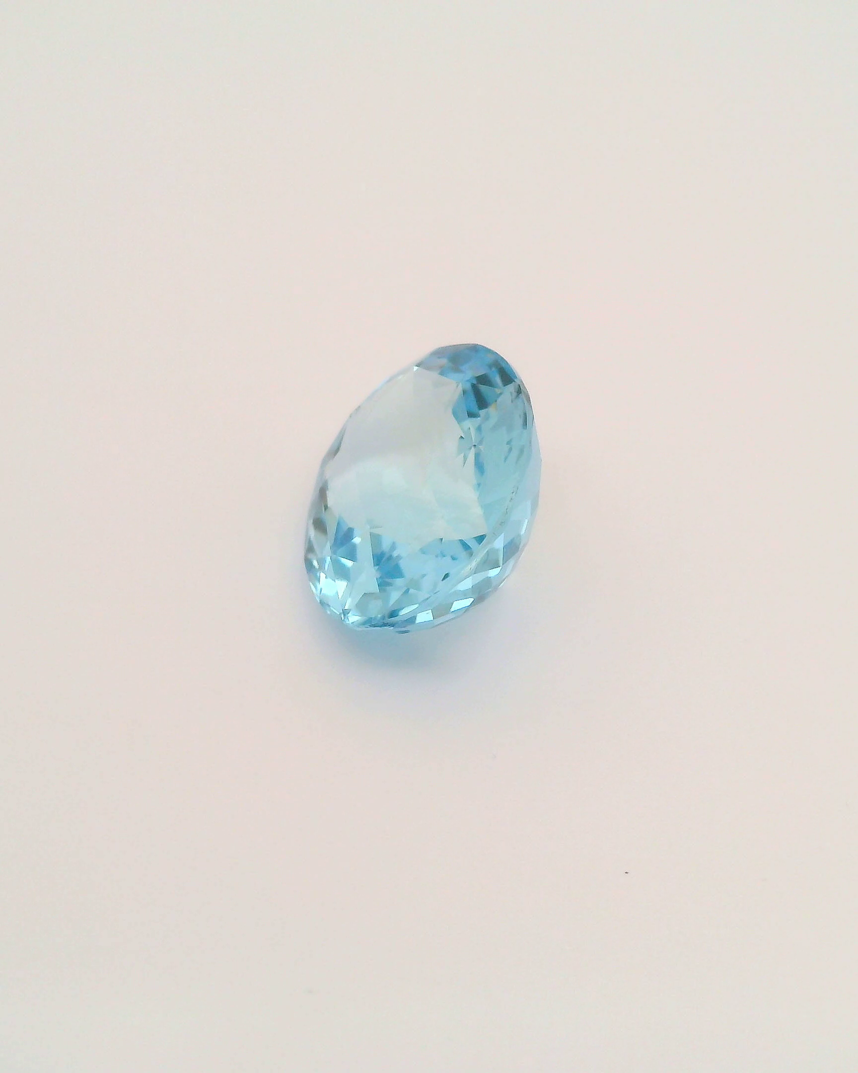 8.63ct Santa Maria Africana Aquamarine Brilliant Oval Cut
