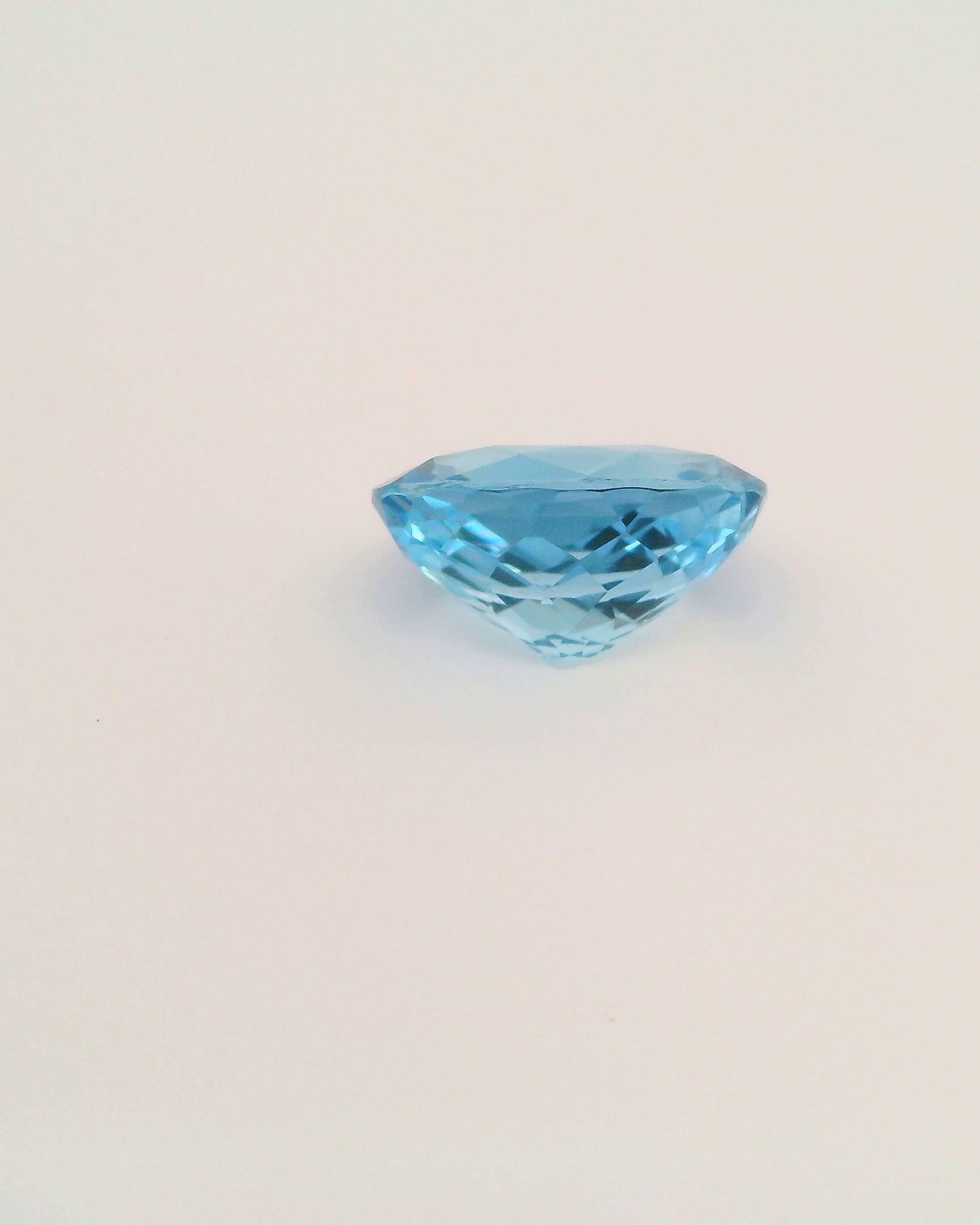 8.63ct Santa Maria Africana Aquamarine Brilliant Oval Cut