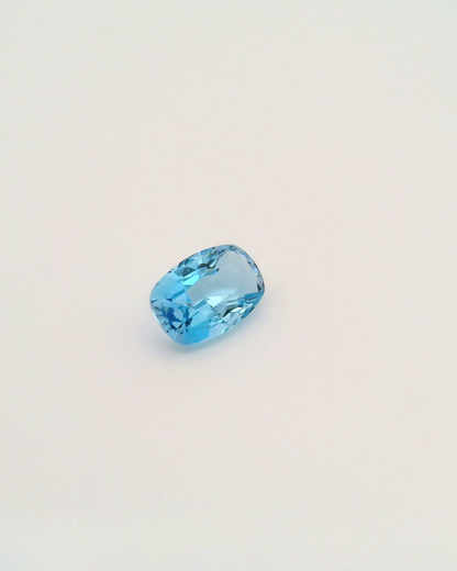 2.17ct Santa Maria Africana Aquamarine Cusion cut