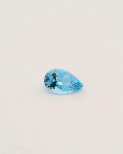 0.75ct Santa Maria Africa Aquamarine Tear Drop