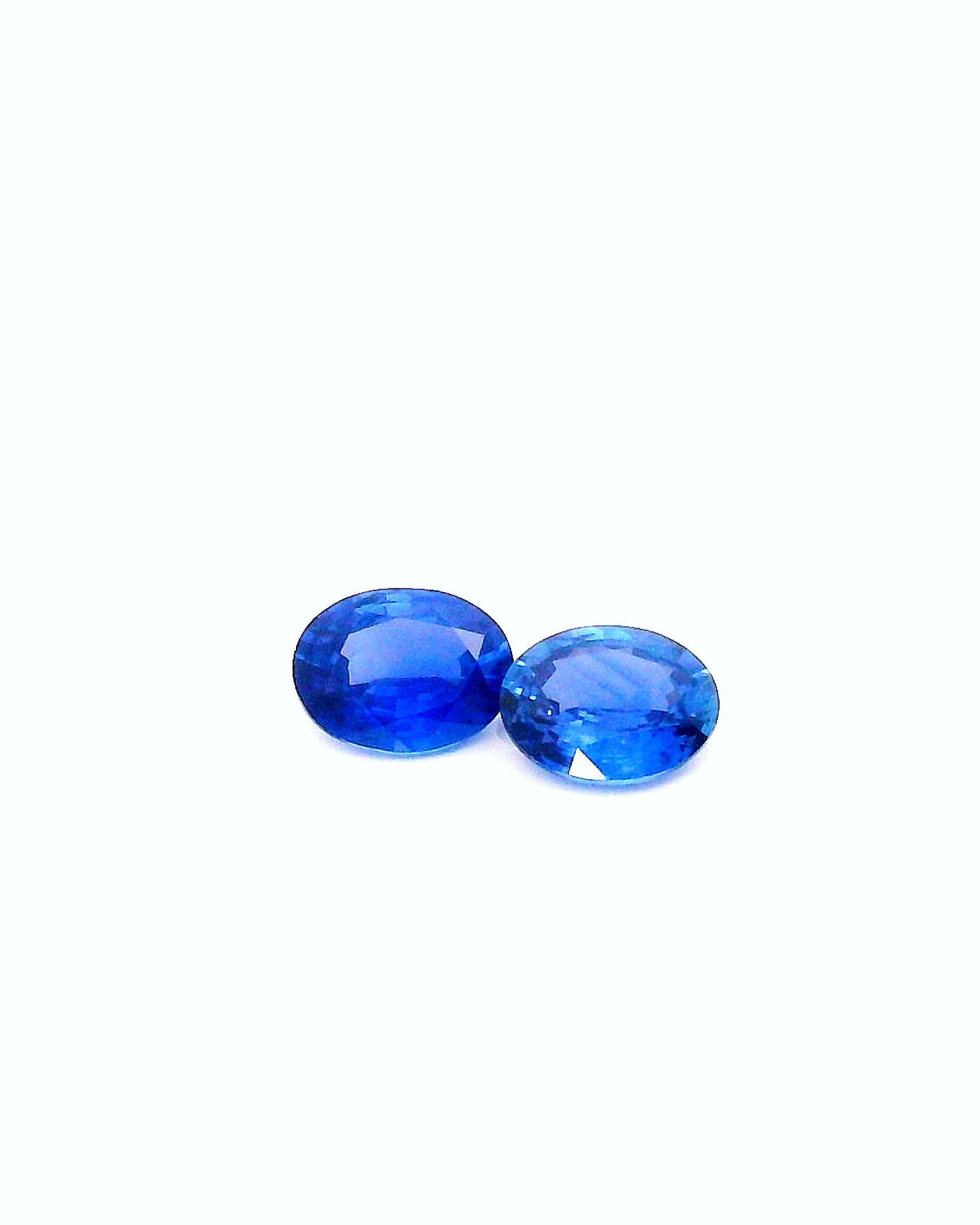1.185t Vivid Cornflower Blue Sapphire Pair