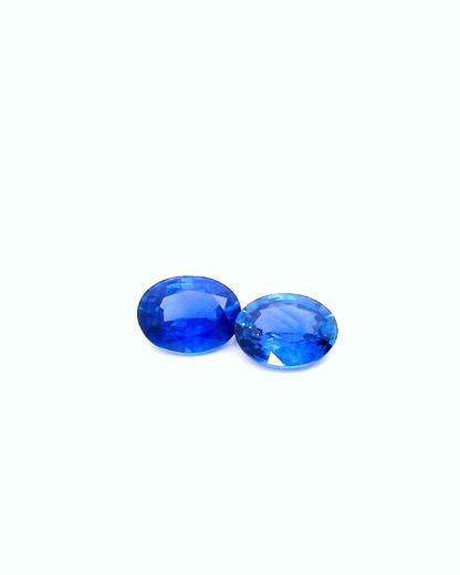 1.185t Vivid Cornflower Blue Sapphire Pair