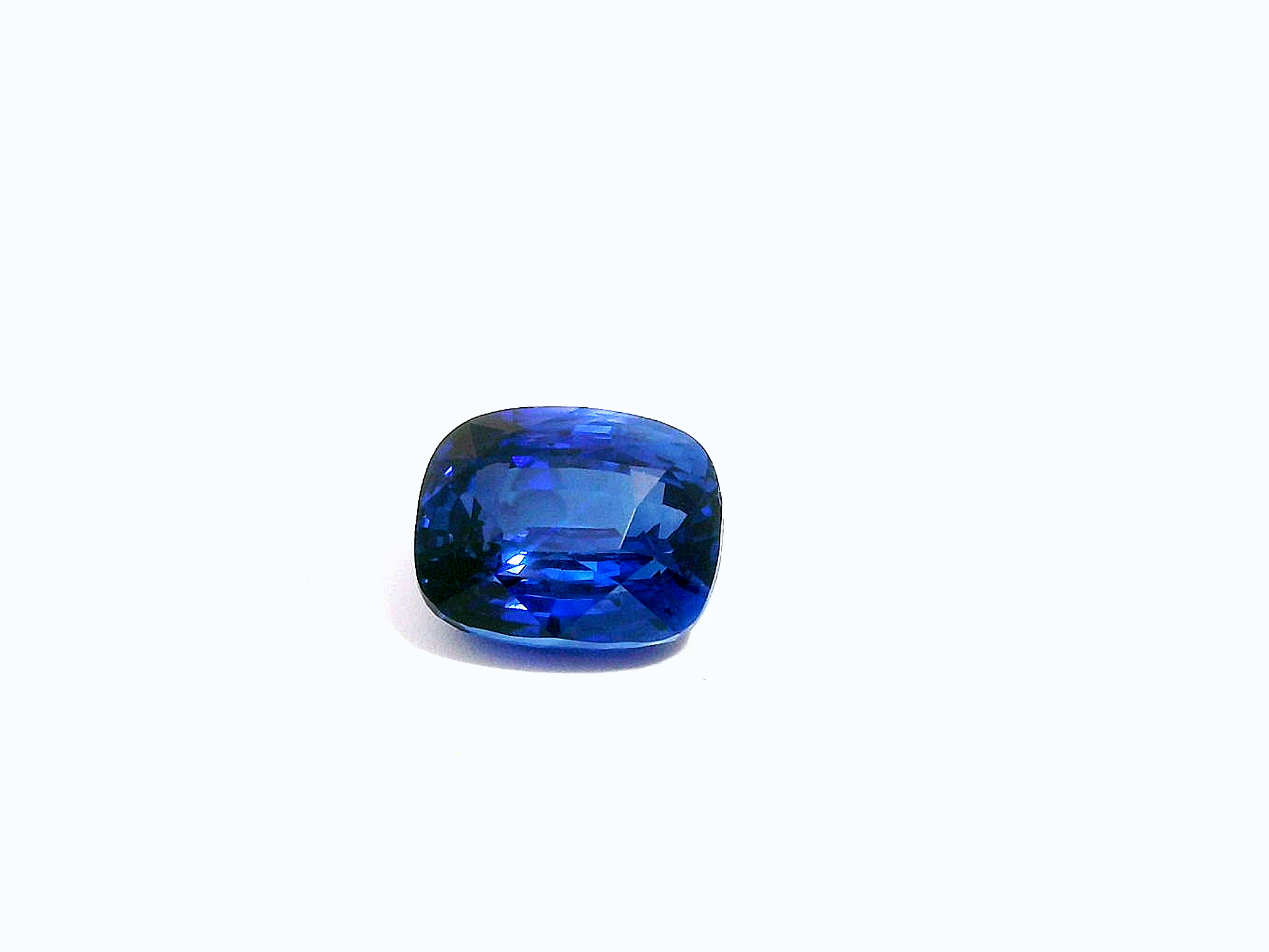 4.09ct Ceylon Royal Blue Sapphire Cushion Cut