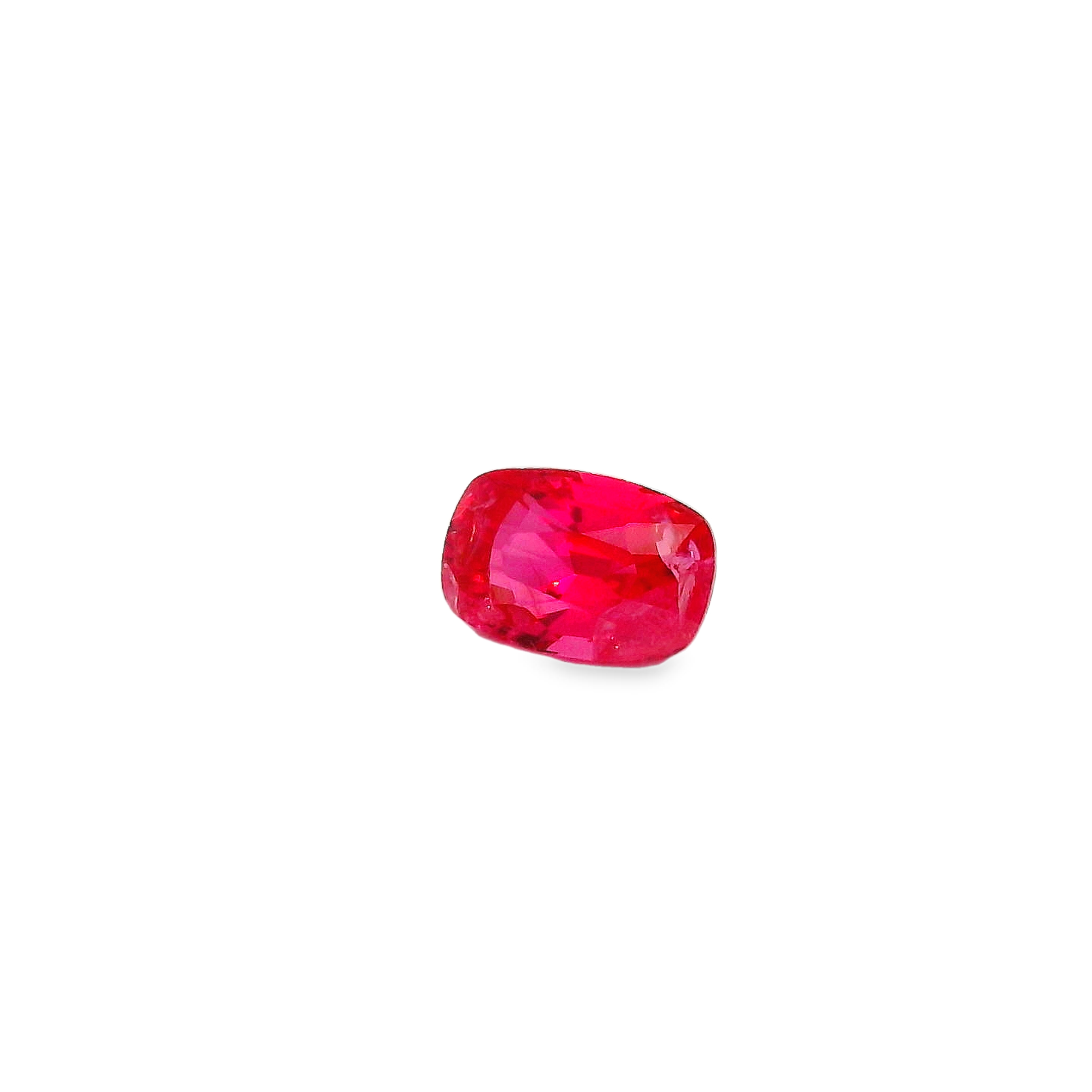 0.845ct Elangated Cusion Cut Tanzania Mahenge Spinel Neon hot Pink