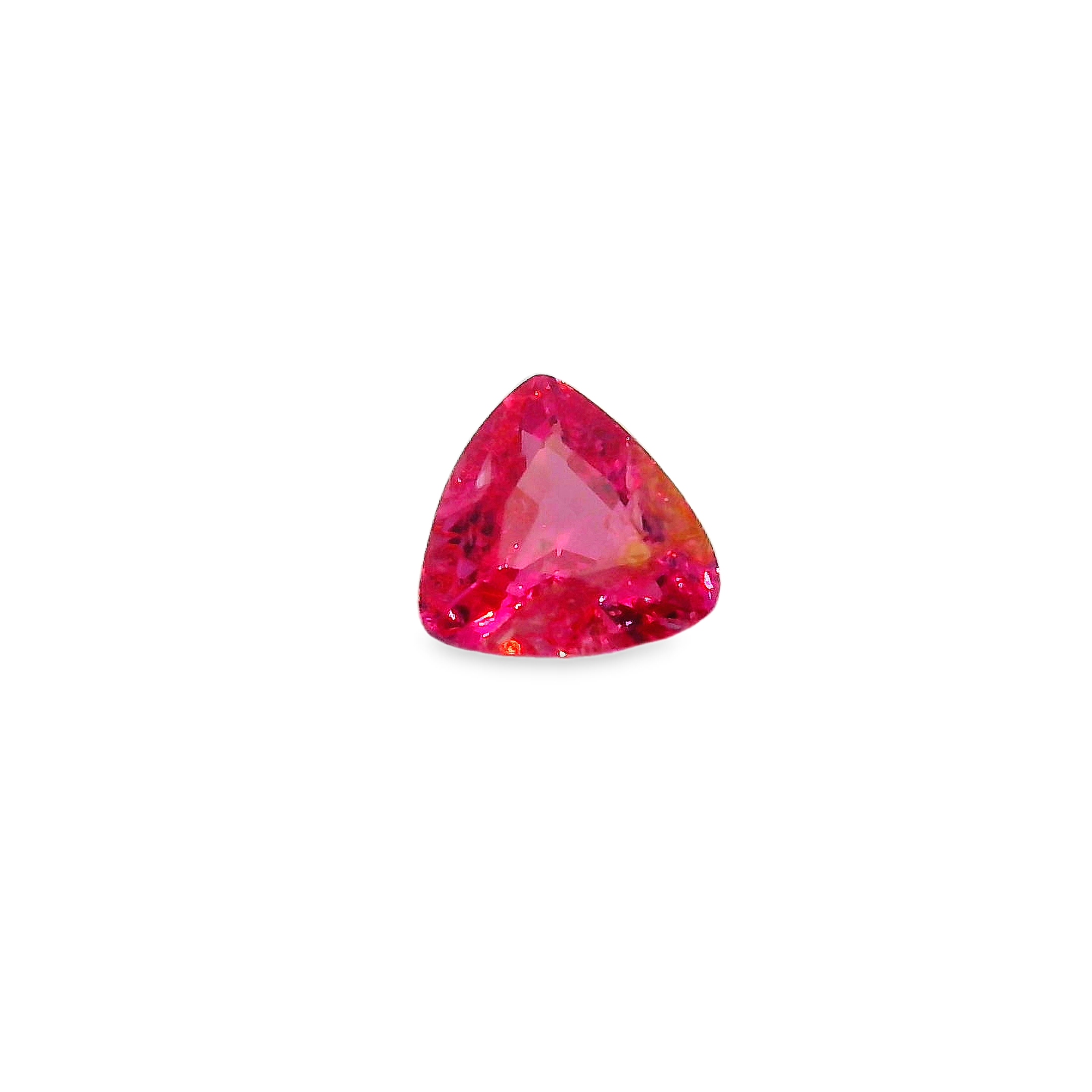1.505 ct Trilliant Mahenge Spinel — Neon Hot Pink, Tanzania — Untreated
