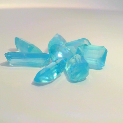 27.8 ct Natural Smoky Blue Aquamarine Parcel | Unheated | Mozambique