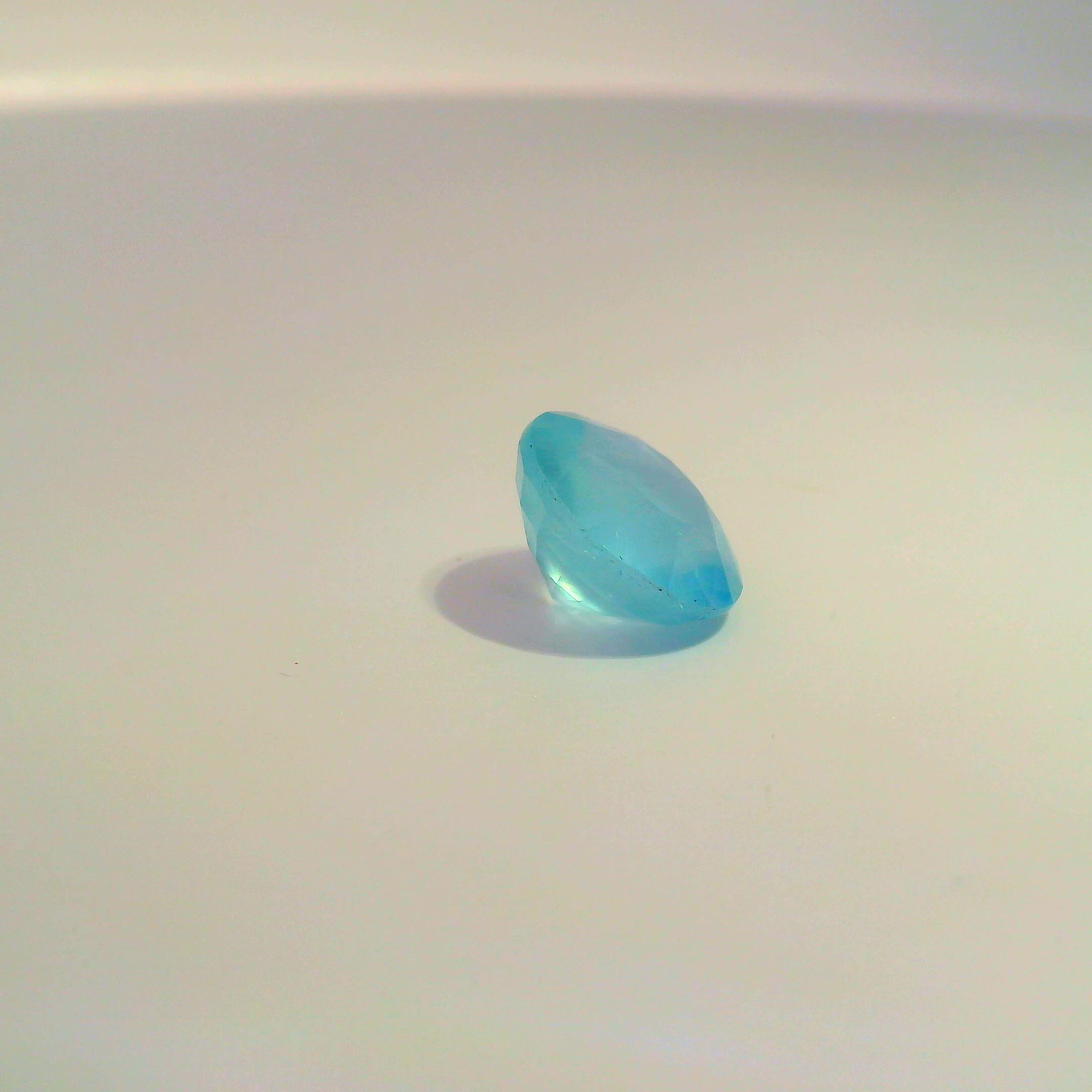 3.93 ct Smoky Aquamarine Round