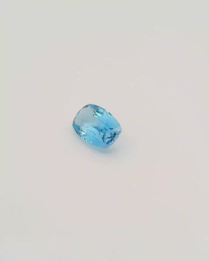 2.17ct Santa Maria Africana Aquamarine Cusion cut