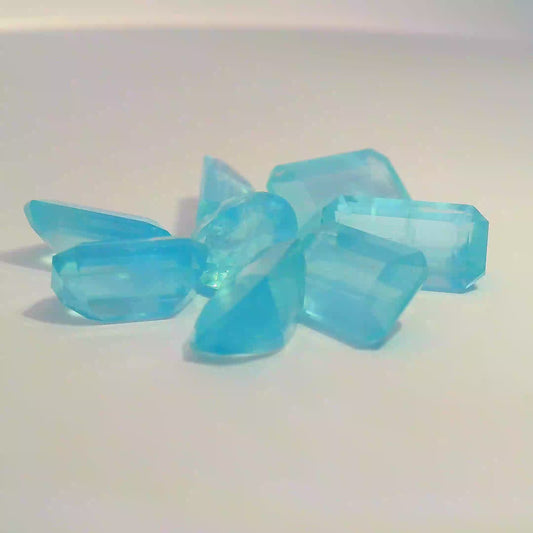 27.8 ct Natural Smoky Blue Aquamarine Parcel | Unheated | Mozambique
