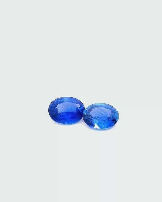 1.185t Vivid Cornflower Blue Sapphire Pair