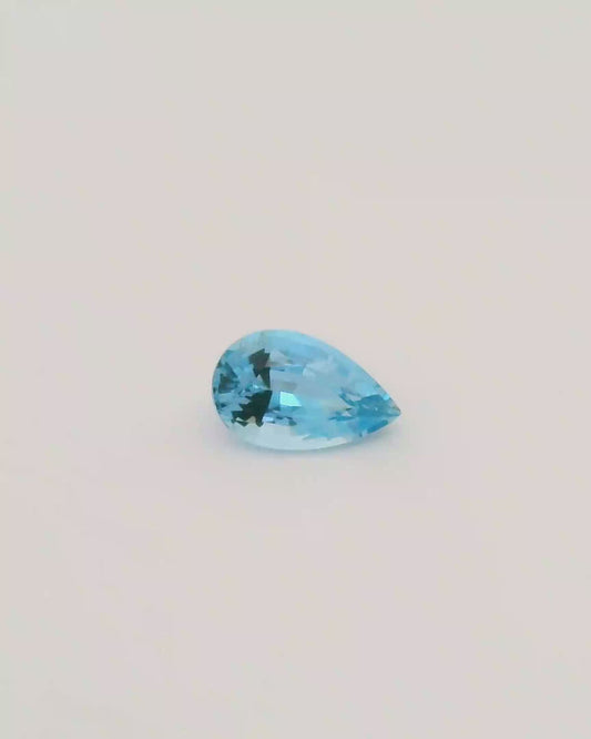 0.75ct Santa Maria Africa Aquamarine Tear Drop